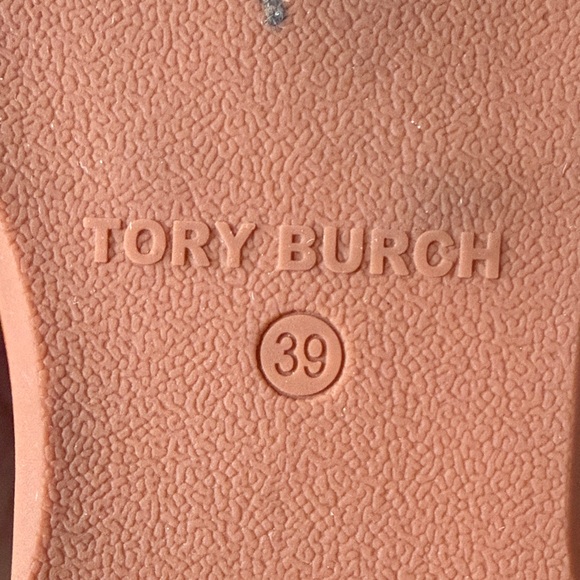 Tory Burch Tan Logo Slide Sandals - Picture 4 of 7